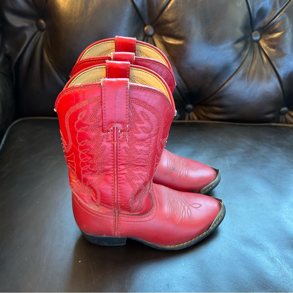 Durango Kid’s red cowboy boots size 9